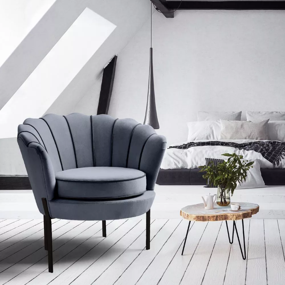Krēsls Angelo comfort · Gaiši pelēks · 75 × 73 × 73 cm