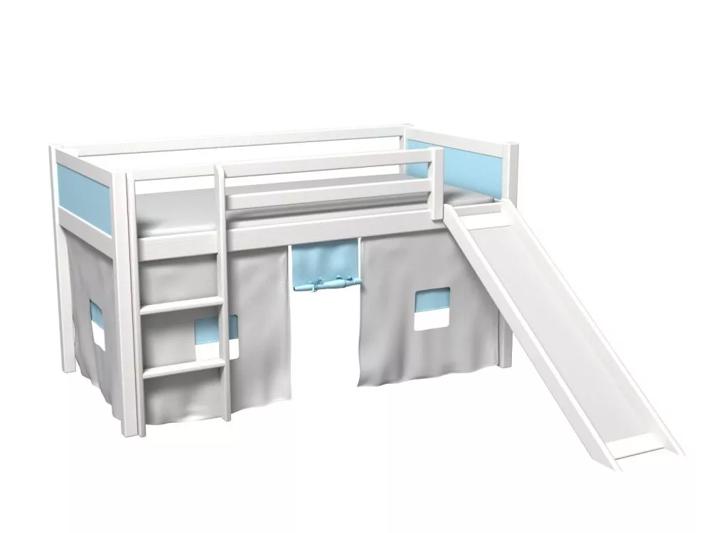 Bērnu gulta Max Z ar stelāžu Guļamvietas platums: 80 cm, Guļamvietas garums: 180 cm, · 88 × 188 × 107 cm