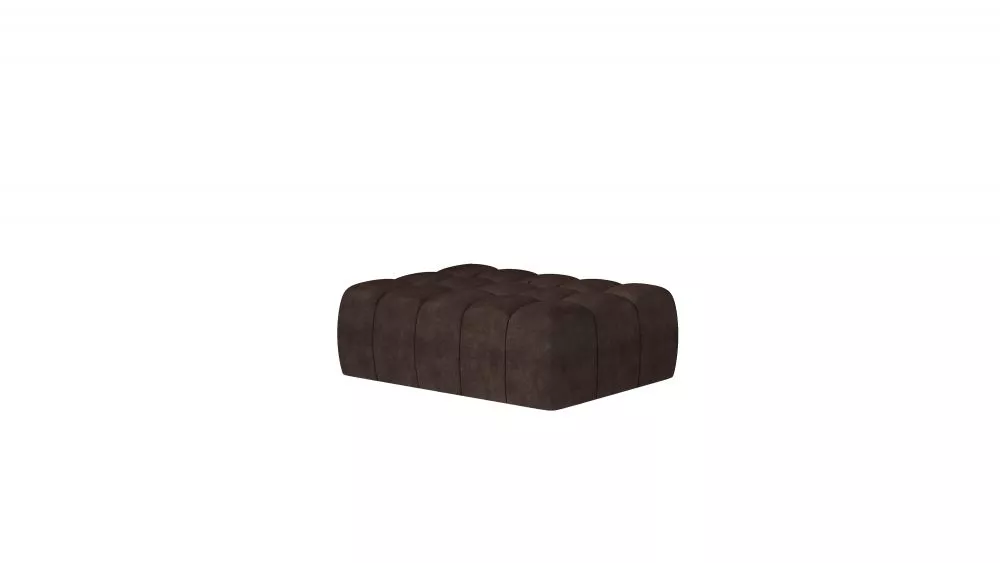 Pufs Lazaro P Standard Auduma numurs: Dora 28, · Tumši brūns · 102 × 40 × 64 cm