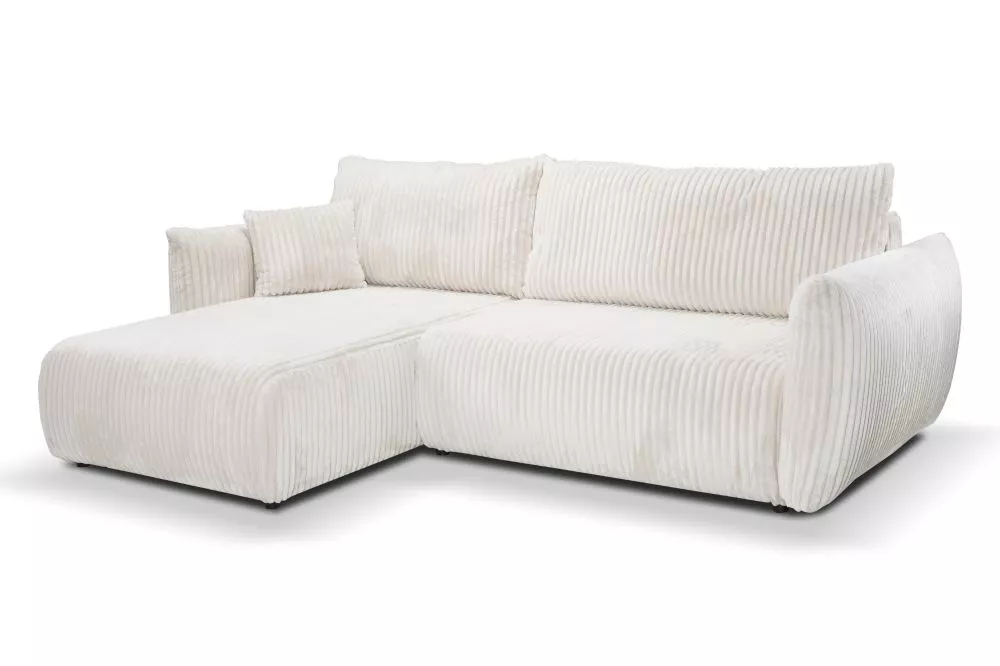Dīvāns Allora standard · Gaišais krēms · 177 × 257 × 88 cm