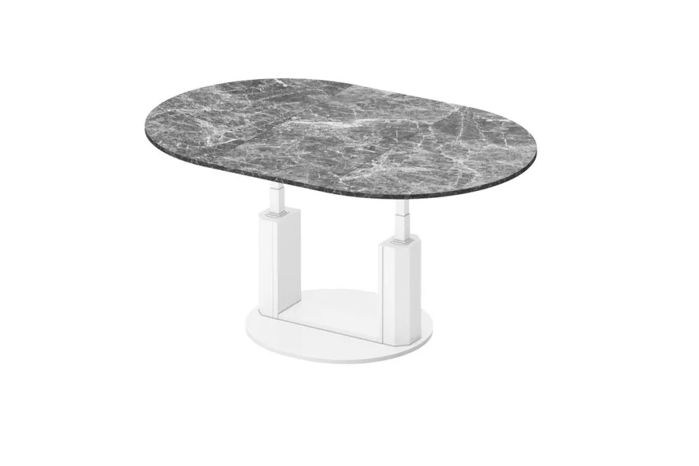 Žurnālgalds Primo Lux Gloss Korpusa krāsa: tumšais marmors, · 100 × 100 × 54 cm