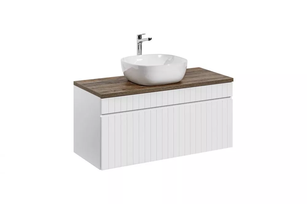 Vannas istabas skapītis Iconic White 82-100 Top Smile · 100 × 46 × 45.6 cm