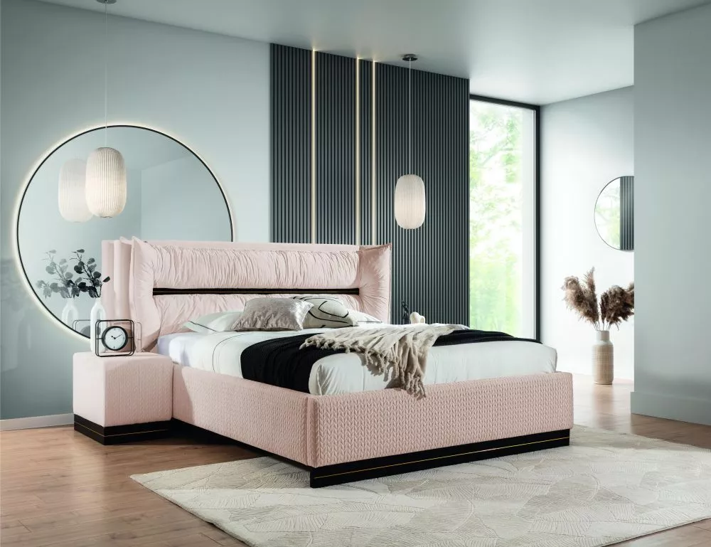 Gulta Tuluza Standard ar stelāžu Guļamvietas platums: 120 cm, Guļamvietas garums: 200 cm, stelāžas tips: metāla, · Bēšs 