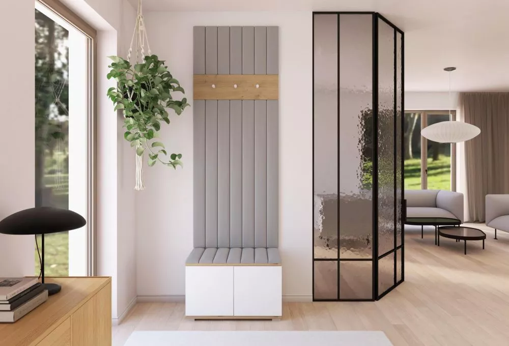 Apavu plaukts Sevilla 12 Trinity Korpusa krāsa: ozols artisan + balts, · 70 × 225 × 40 cm