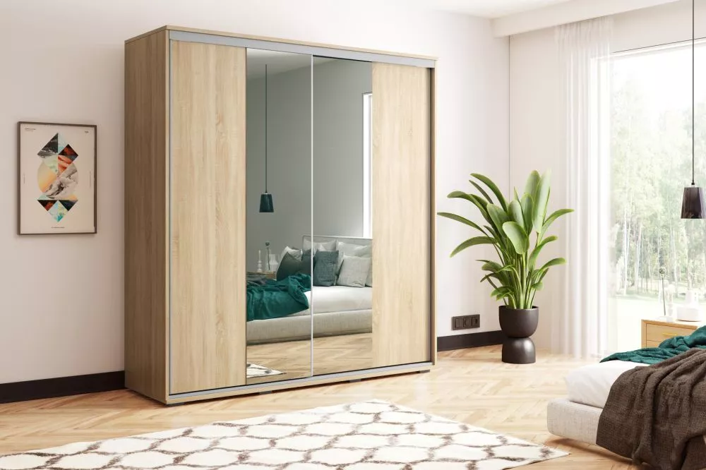 Skapis Modern A3 · Sonoma · 200 × 62 × 215 cm