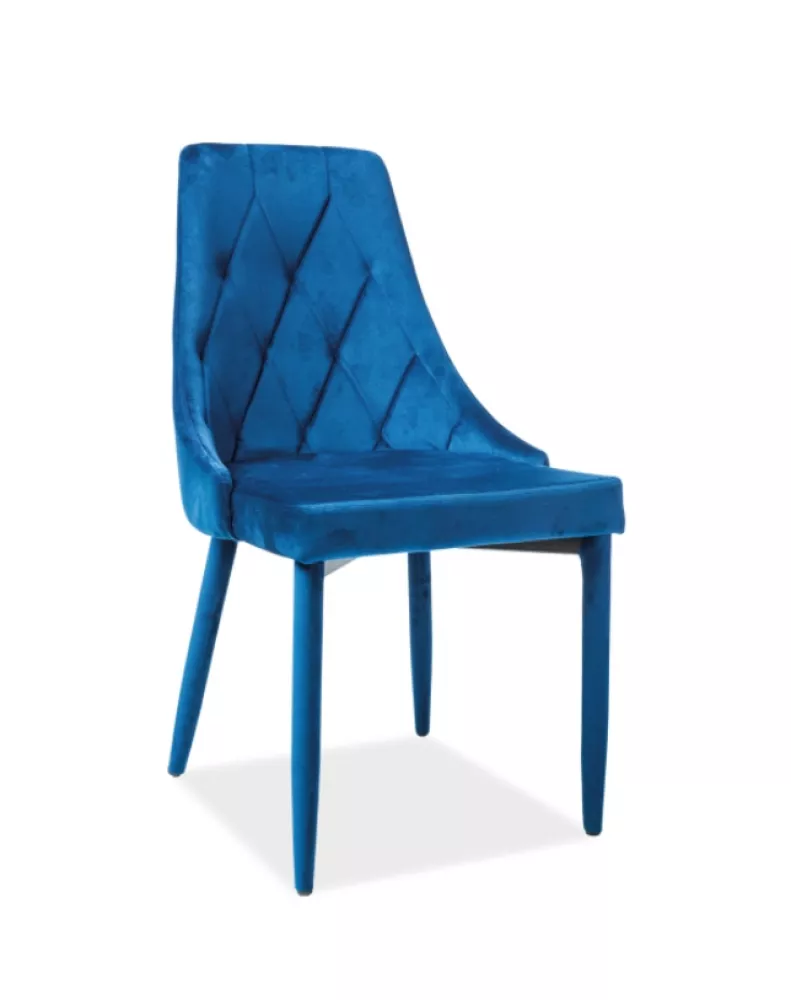 Krēsls Trix Velvet · Zils · 89 × 49 × 59 cm