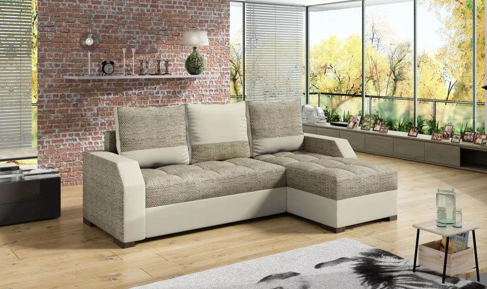 Dīvāns Aris standard · Bēšs + krēms · 150 × 250 × 90 cm
