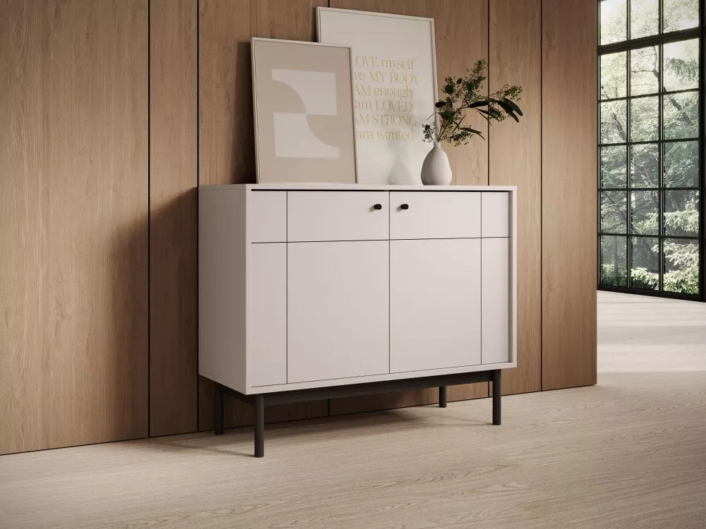 Kumode Japandi K104 · Bēšs · 103.5 × 39 × 83.5 cm