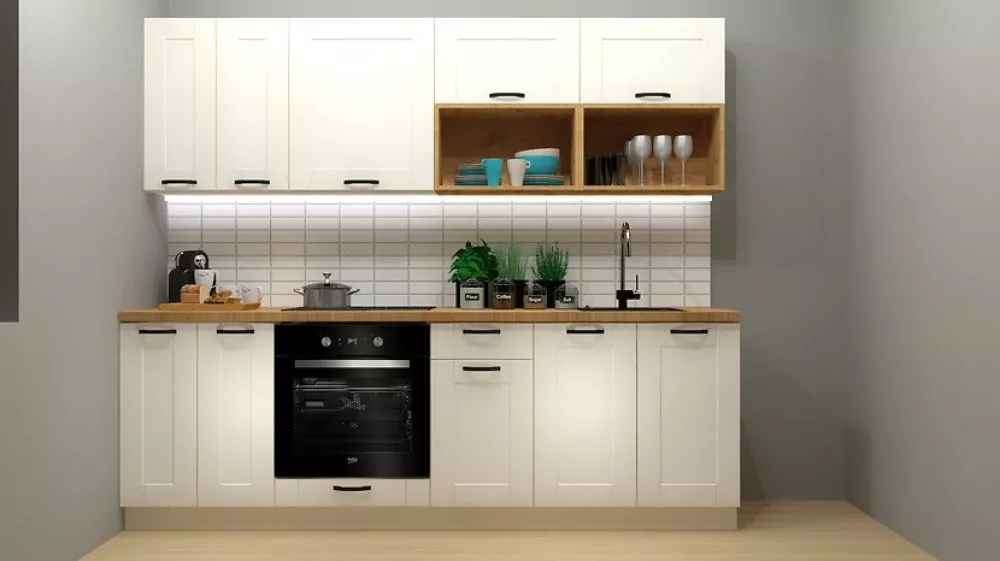 Virtuves komplekts Edan 240 Materiāls : MDF + LKSP plātne,