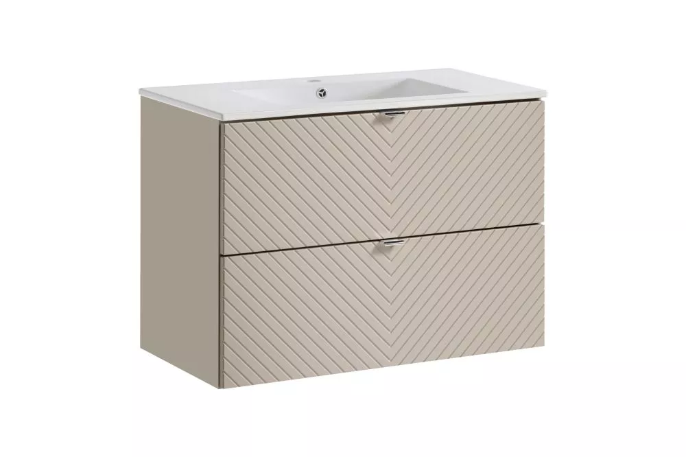 Vannas istabas skapītis Viva Cashmere 2S · Kašmira · 80 × 57 × 39 cm