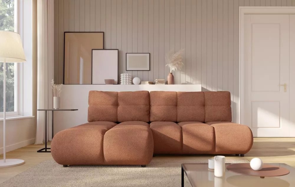 Dīvāns Milo Corner standard · Oranžs · 177 × 230 × 90 cm
