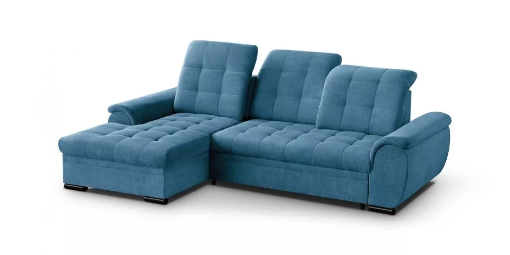 Dīvāns Bergamo Mini New Standard · Zils · 164 × 260 × 89 cm