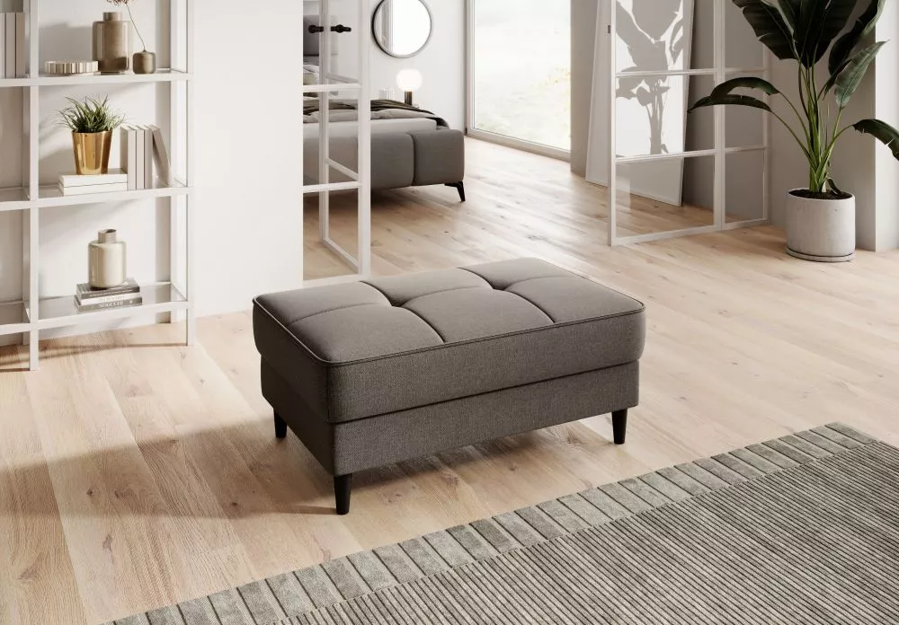 Pufs Bellis P Comfort Standard Auduma numurs: Vero 18, · Brūns · 97 × 42 × 62 cm