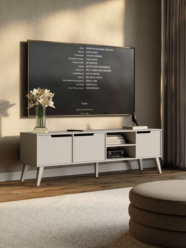 TV tumba Nordelo RTV180 · Kašmira · 180 × 40 × 55 cm