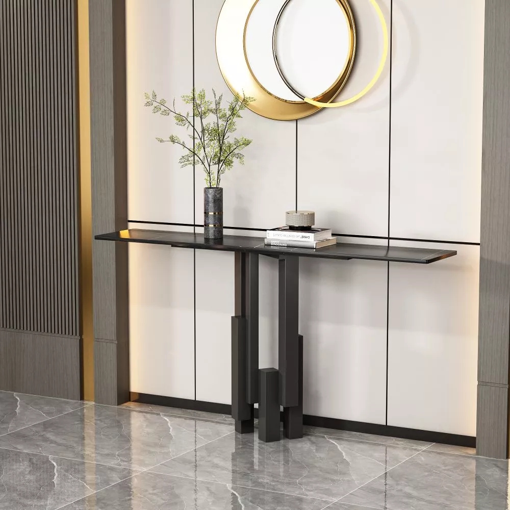 Žurnālgalds Modig M20 Korpusa krāsa: tumšais marmors, · 150 × 30 × 80 cm