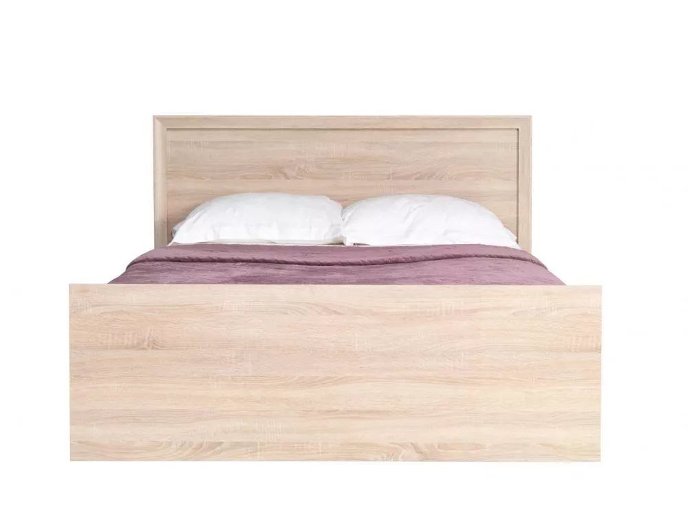 Gulta Finezja F21 160x200 ar stelāžu Guļamvietas platums: 160 cm, Guļamvietas garums: 200 cm, · Ozols sonoma · 180 × 204