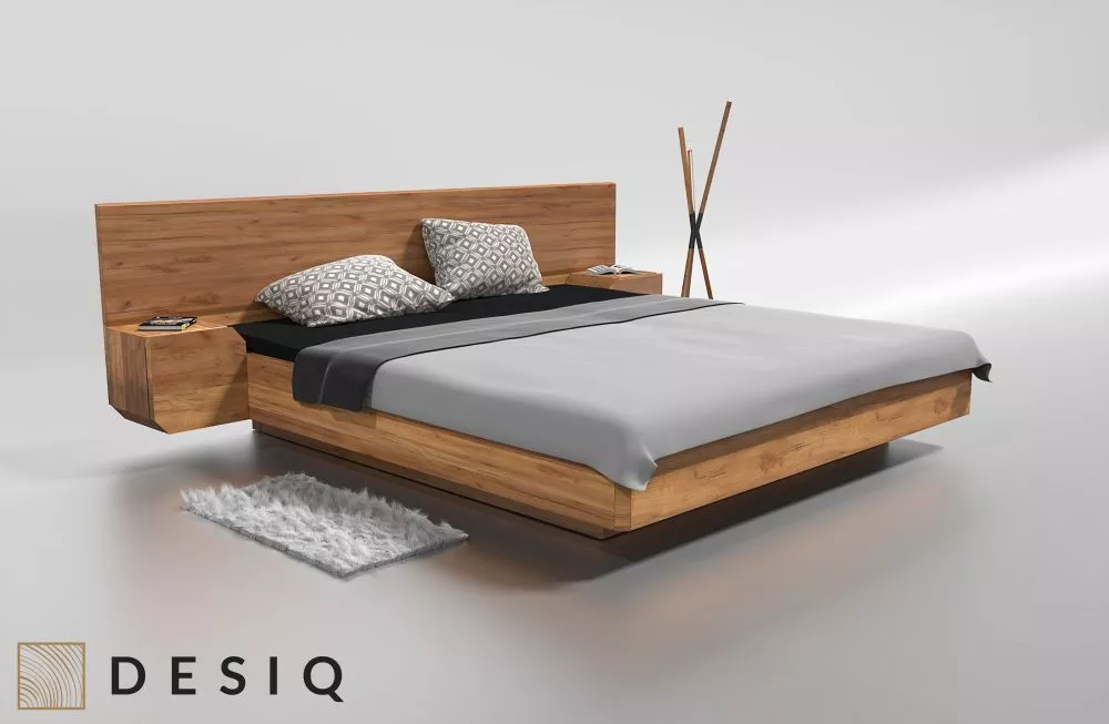 Gulta Mutombo ar stelāžu Guļamvietas platums: 120 cm, Guļamvietas garums: 200 cm, · Ozols · 199 × 208 × 96 cm