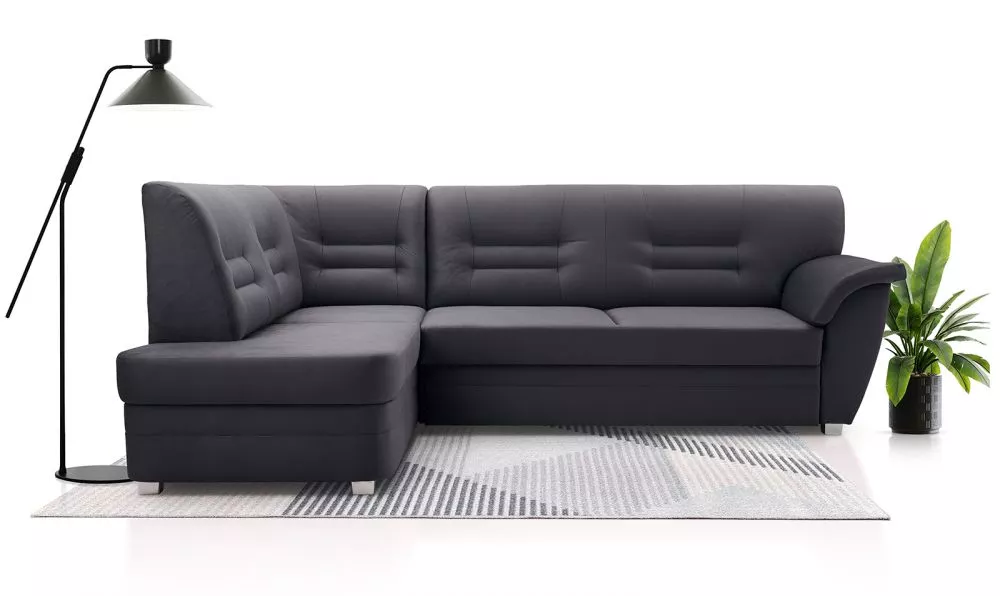 Dīvāns Jordania Standard · Tumši pelēks · 170 × 257 × 92 cm