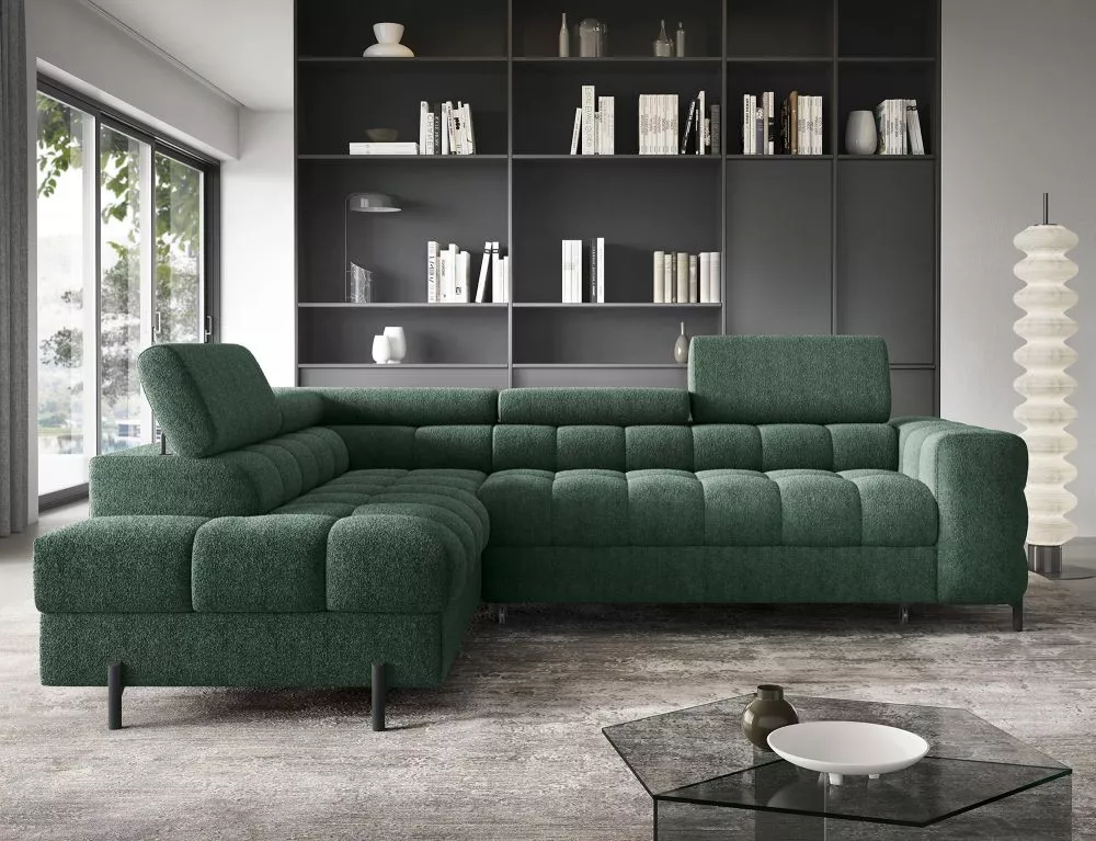 Dīvāns Ferucce Premium Standard · Zaļš · 200 × 276 × 72 cm