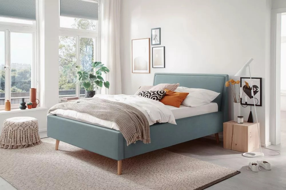 Gulta Frieda Oak Premium Standard ar stelāžu Guļamvietas platums: 140 cm, Guļamvietas garums: 200 cm, stelāžas tips: kok