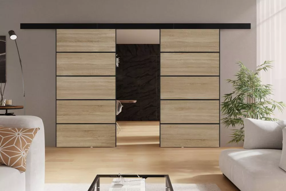 Bīdāmās durvis Marti Plus Duo · Sonoma · 212 × 205 cm