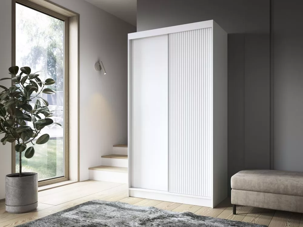 Skapis Biancco · Balts · 120 × 60 × 220 cm