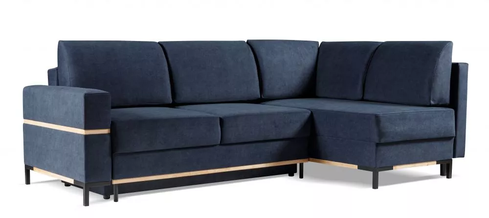 Dīvāns Movano standard · Tumši zils · 157 × 243 × 90 cm