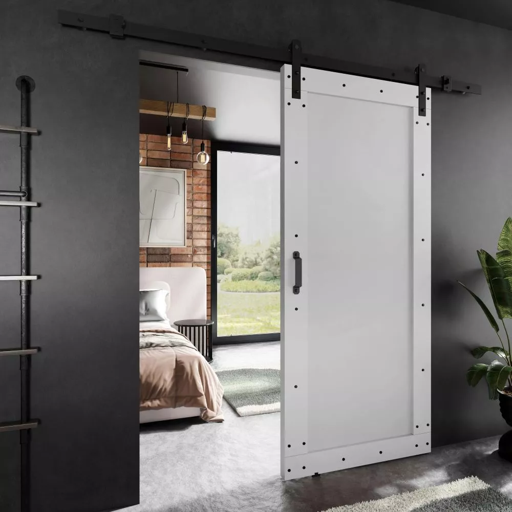 Bīdāmās durvis Adio Loft-2 · Balts · 96 × 205 cm
