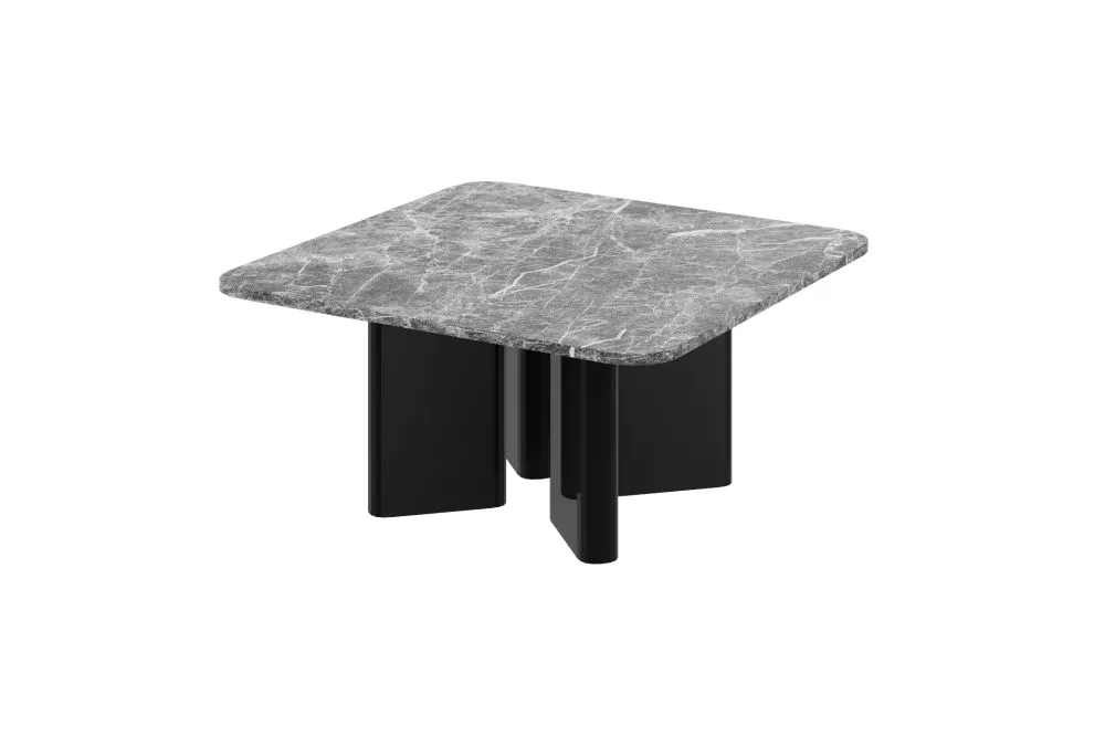 Žurnālgalds Diverso Matte Korpusa krāsa: tumšais marmors, · 80 × 80 × 50 cm