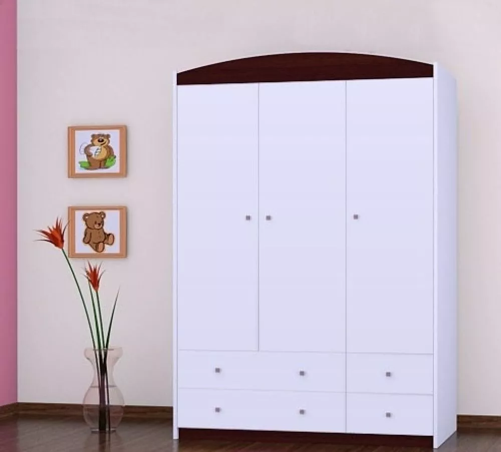 Bērnu skapis Happy SZ09-A · 132 × 54 × 187 cm