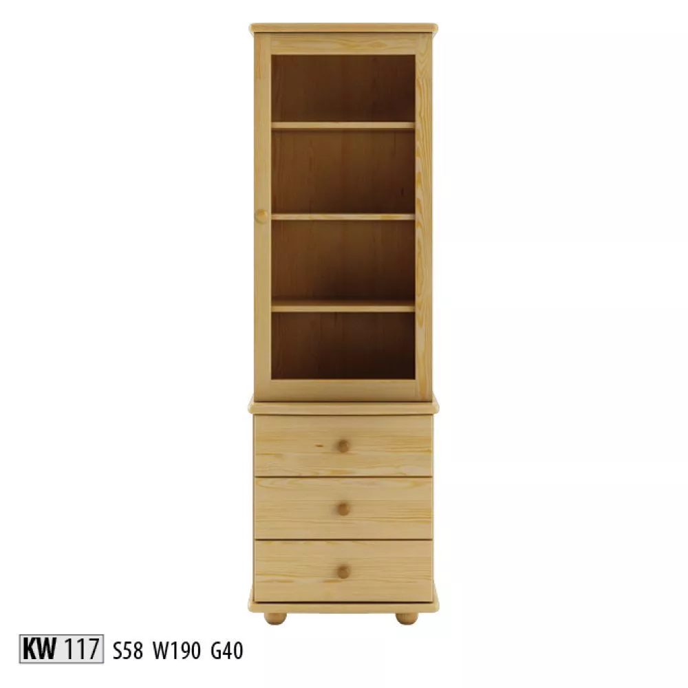 Sekcija KW 117 · Priede · 58 × 40 × 190 cm