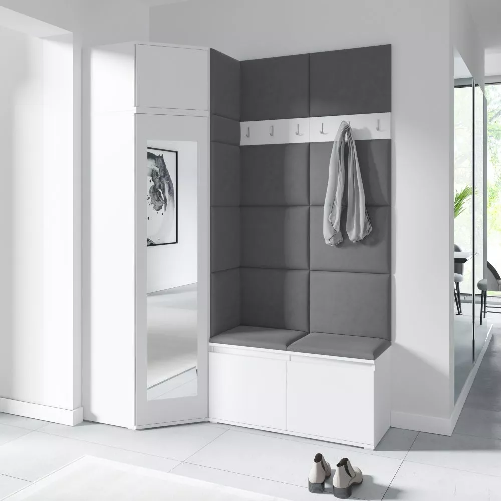 Apavu plaukts Emi 37 Trinity Korpusa krāsa: balts, · 170 × 225 × 70 cm