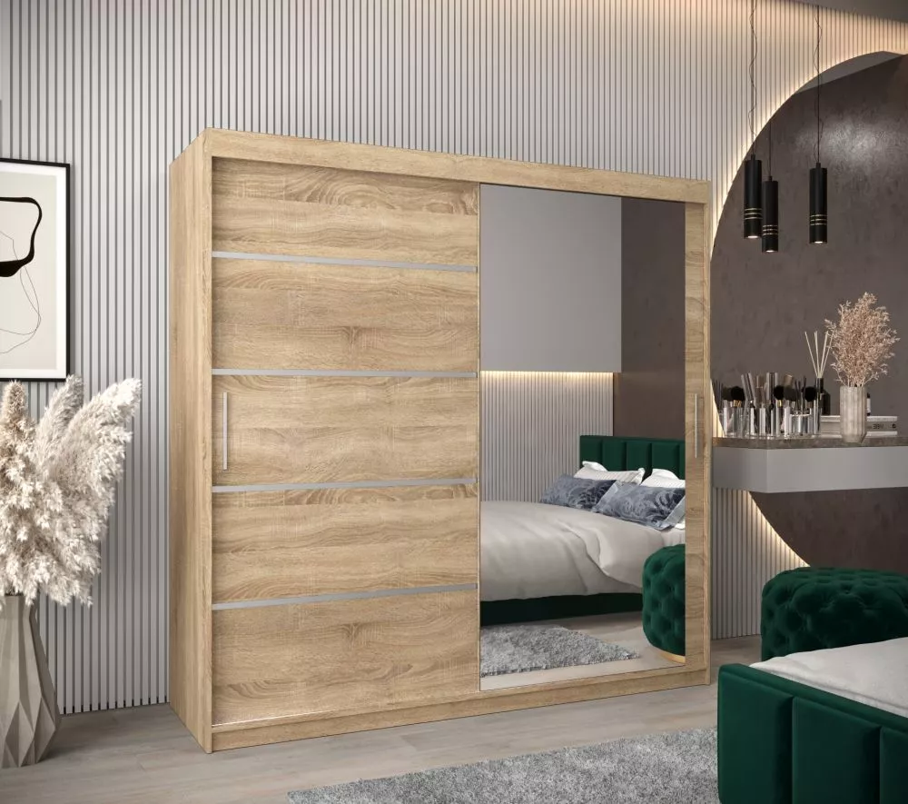 Skapis Verona 2 · Sonoma · 200 × 62 × 200 cm