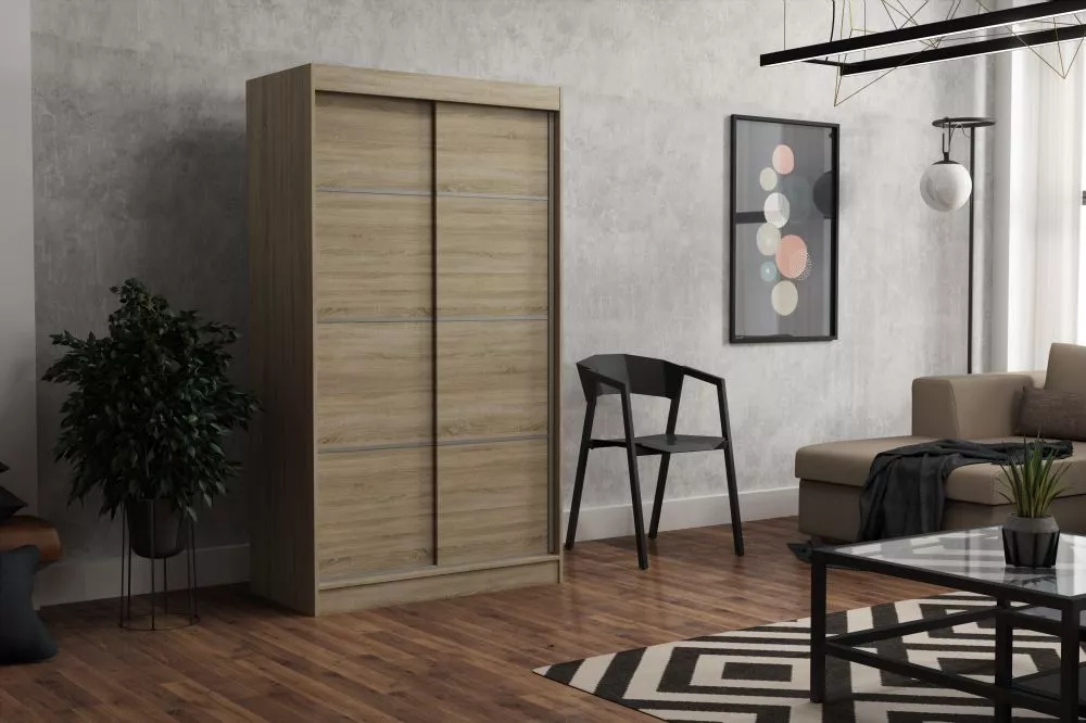 Skapis Rob · Sonoma · 100 × 60 × 215 cm