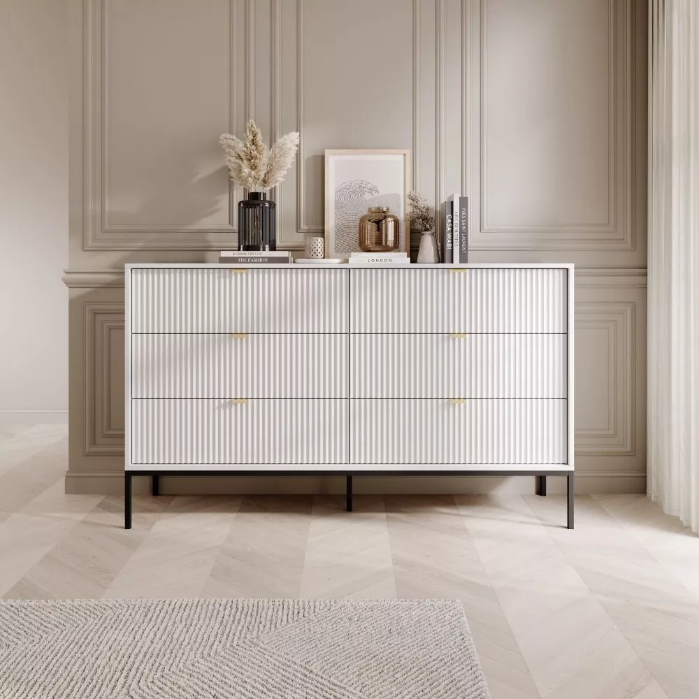 Kumode Nova NKS-154 · Balts · 154 × 39 × 91 cm
