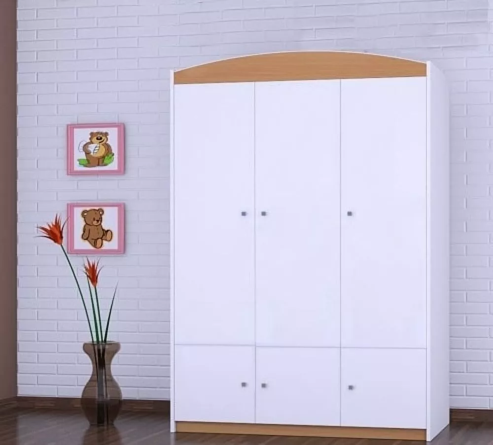 Bērnu skapis Happy SZ10-A · 132 × 54 × 187 cm