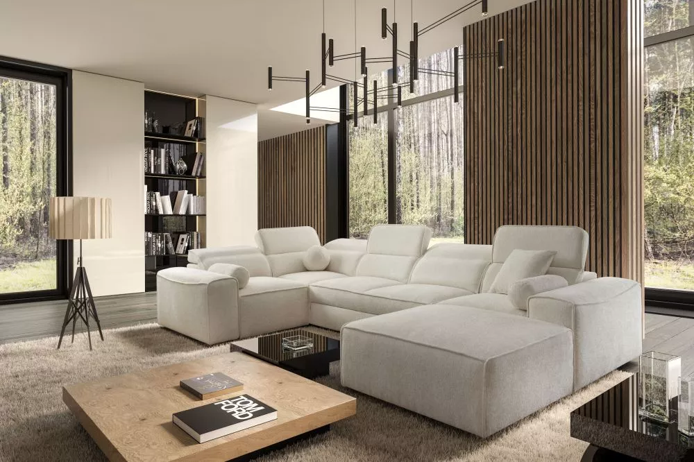 Dīvāns Viteo 4 Standard · Krēma · 205 × 343 × 70 cm