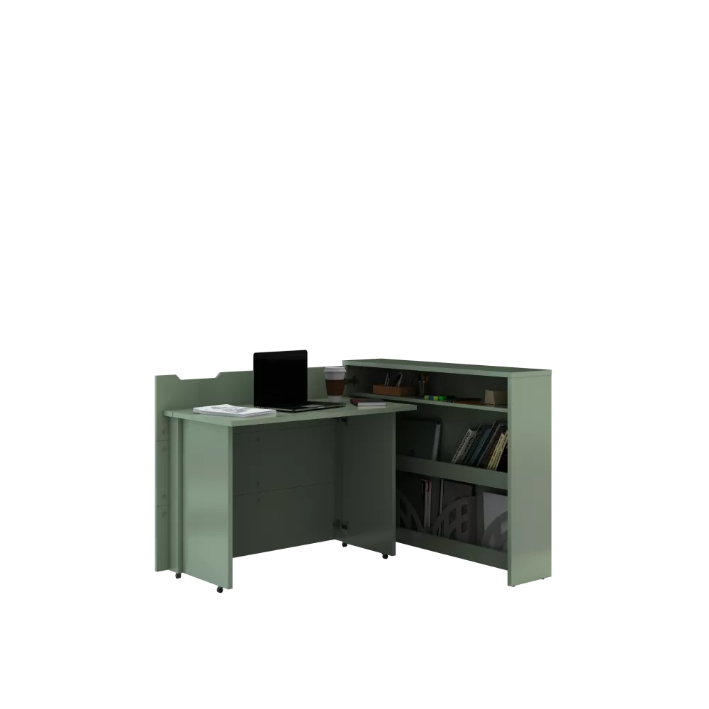 Galds Work Concept CW-01L · Piparmētru · 135.8 × 93 × 115 cm
