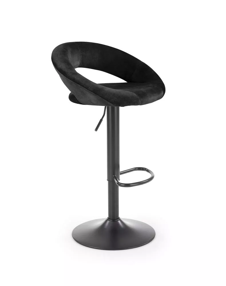Krēsls H-102 · Melns · 78 × 53 × 48 cm