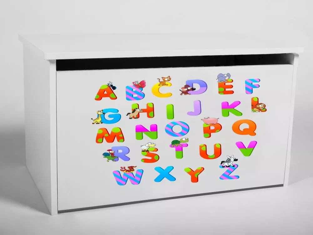 Rotaļlietu kaste Daria Alphabet · 73 × 42 × 40 cm