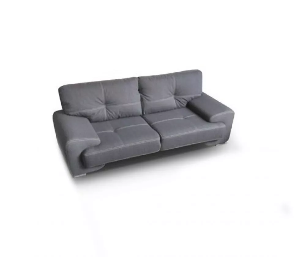 Dīvāns Megan 3S Standard · Pelēks · 100 × 230 × 90 cm