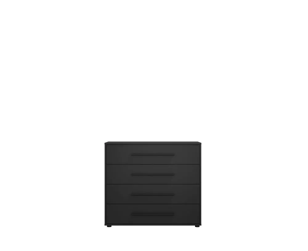 Kumode Maxione MX-03 · Melna · 99 × 40 × 87 cm