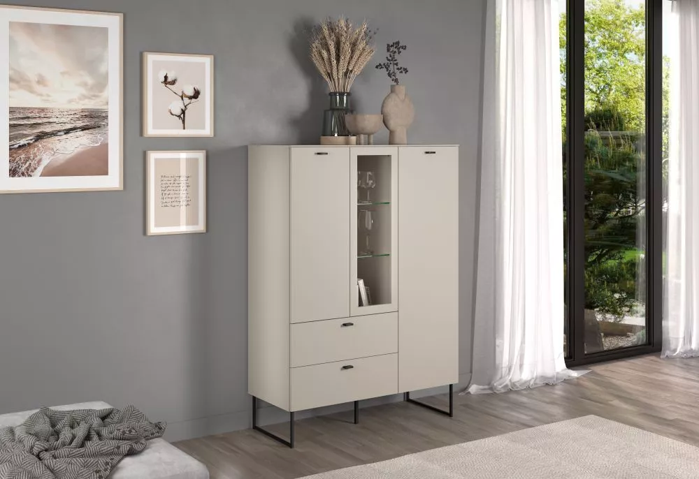 Sekcija Bellugi 861 Korpusa krāsa: kašmīrs, · 100 × 42 × 140 cm