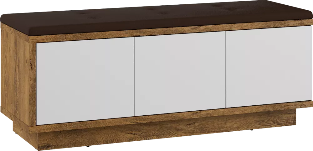 Apavu plaukts Hybrid HYB-02 Brown Korpusa krāsa: ozols burgund, · 120 × 48 × 40 cm