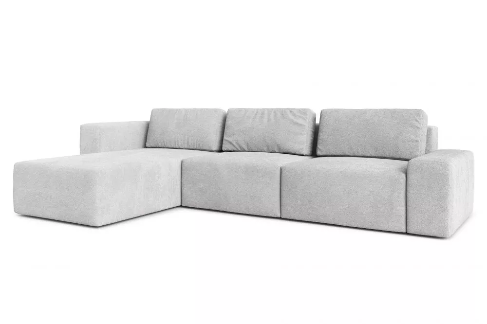 Dīvāns Berg Standard · Gaiši pelēks · 202 × 360 × 90 cm