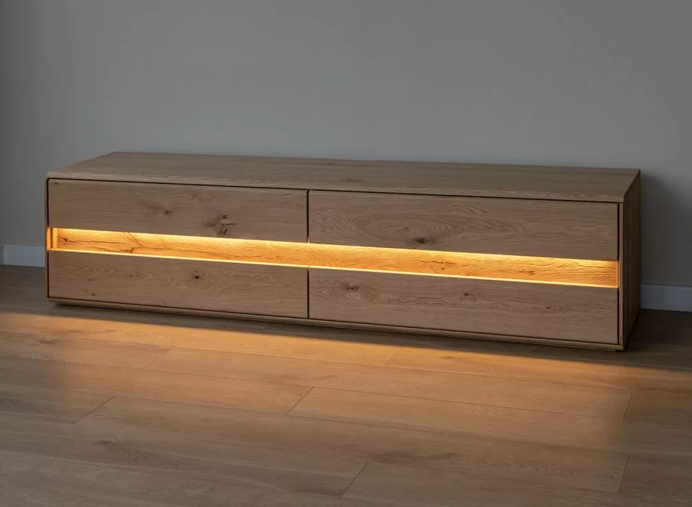 TV tumba Divisione 10 ar LED · Ozols · 183.6 × 43.5 × 47.7 cm