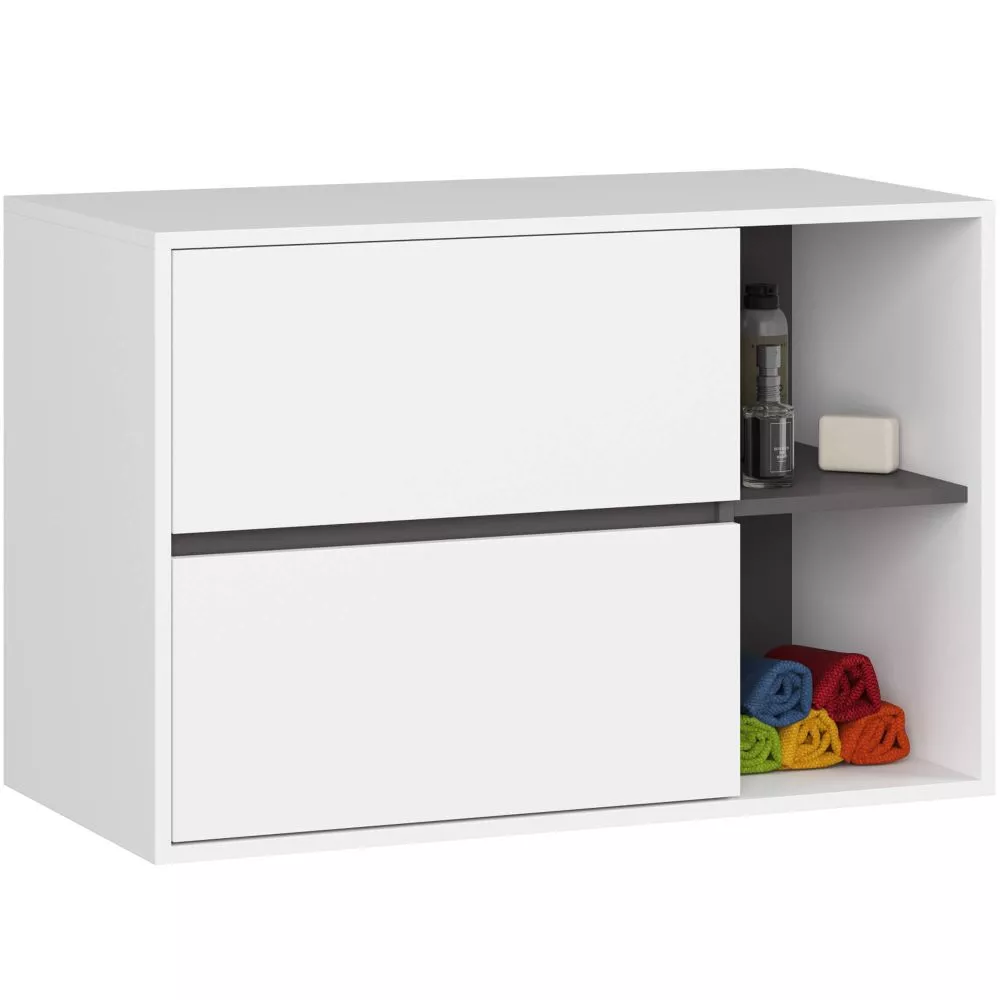 Vannas istabas skapītis Vami W90 2S · 90 × 60 × 45.5 cm