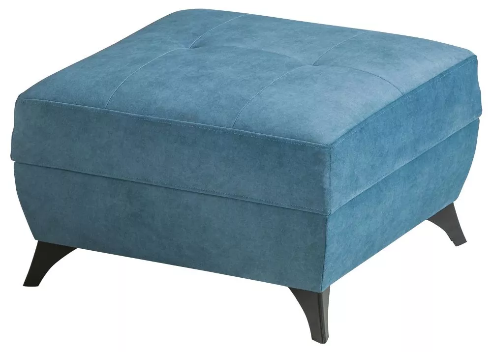 Pufs Portland Pouf standard Auduma numurs: Cloud 75, · Tirkīzs · 76 × 48 × 61 cm