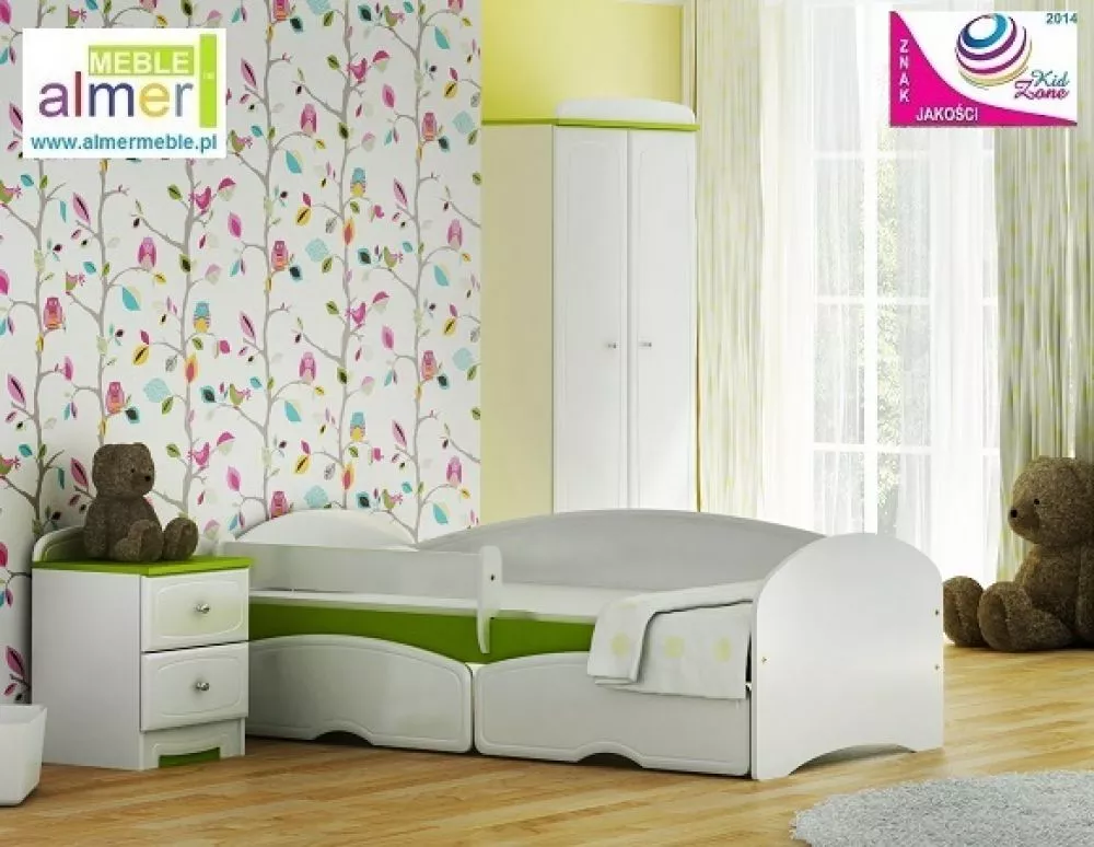 Bērnu gulta Bianco 23S Guļamvietas platums: 70 cm, Guļamvietas garums: 140 cm, · 82 × 144 × 65 cm