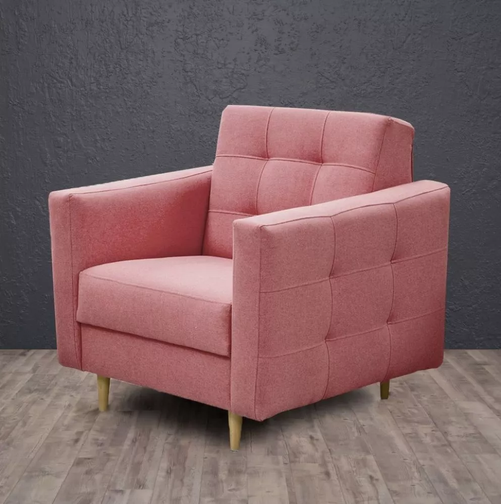 Mīksts krēsls Godivo 1S Standard Sēdvietas dziļums: 59 cm, · Rozā · 88 × 95 × 90 cm
